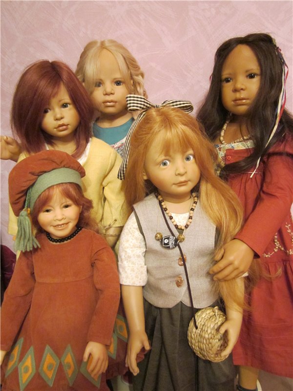 Моя маленькая плюшкокомпания, коллекционные куклы от Heidi Plusczok