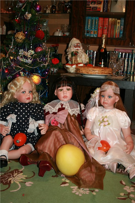 С Новым Годом 2014! Наш третий Новый Год на Бейбиках и моя коллекция кукол