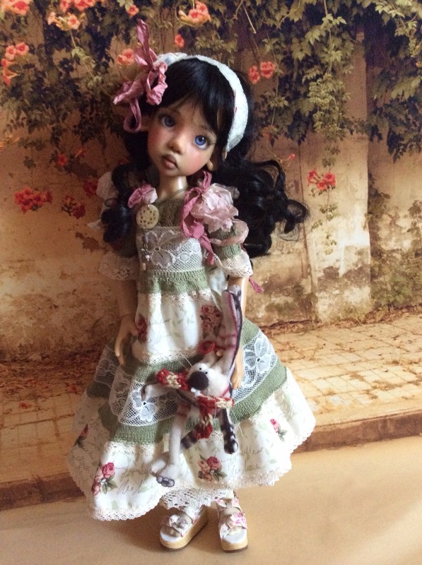 А мы нарядные такие... Кукла от Kaye Wiggs