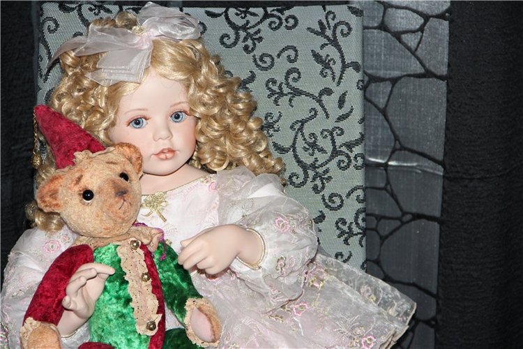 Чудо по имени Барбара, фарфоровая куколка от Донны Руберт (фото 4)