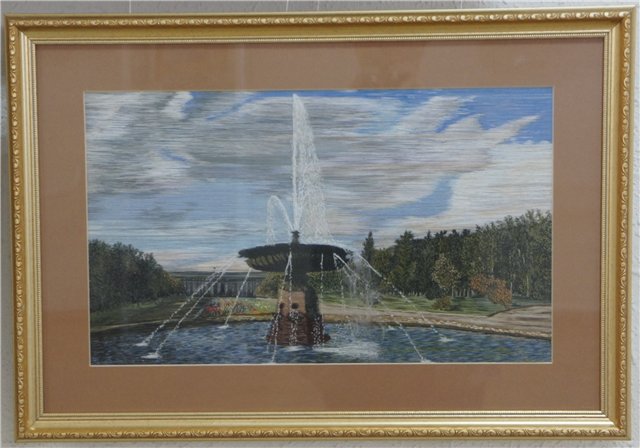 Выставка вышитых картин — Другие хобби и увлечения: сад