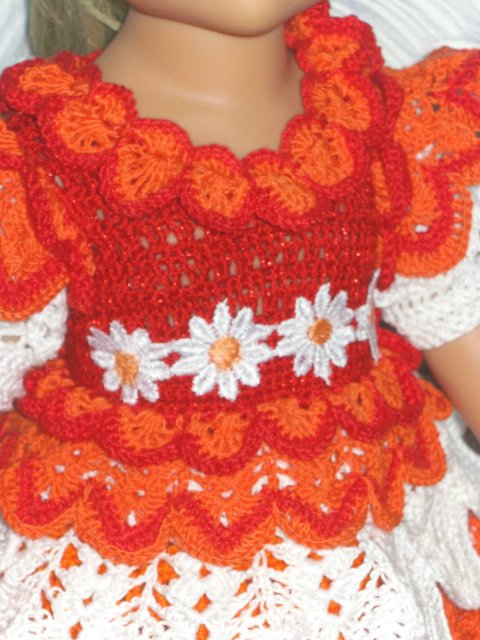 Новая коллекция летних вязаных нарядов для фейсинок, готциков, паолок под названием "Ромашки"