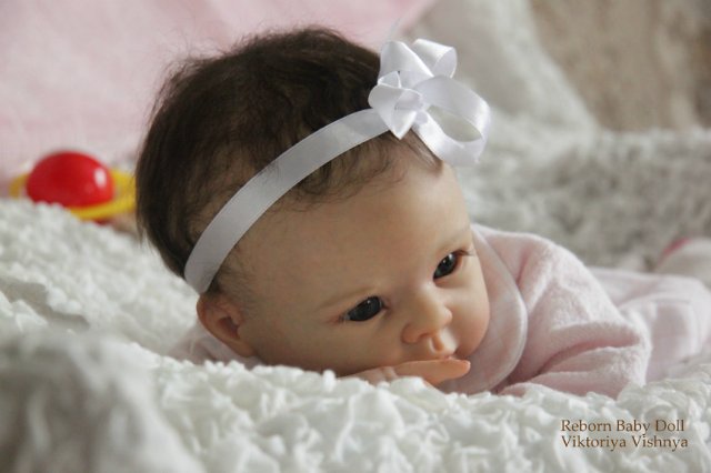 Девочка Кристочка... Куколка реборн Виктории Вишни