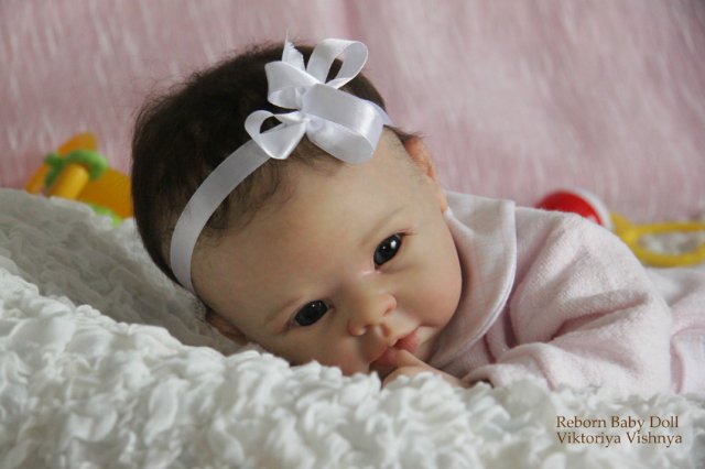 Девочка Кристочка... Куколка реборн Виктории Вишни