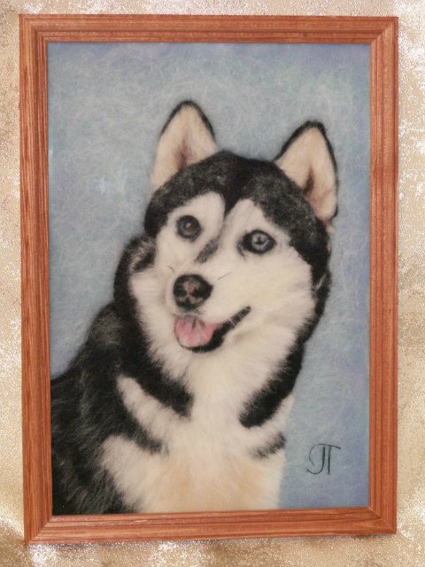 Картины из шерсти. Подборка (фото 3)