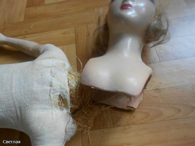 Реставрация Будуарной антикварной куклы. Часть первая. Золушка (фото 10)