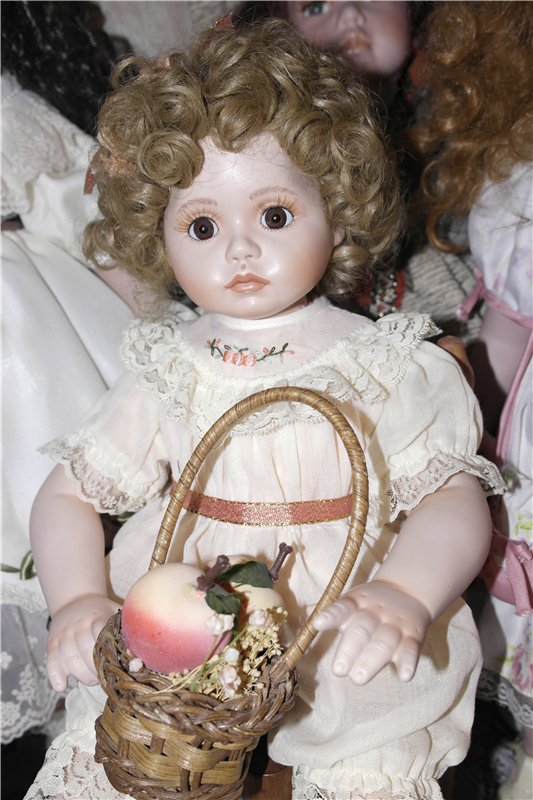 Моя фарфоровая кукла Персик", скульптор Анна Тимерман | Бэйбики Моя фарфоровая кукла Персик", скульптор Анна Тимерман (фото 2)