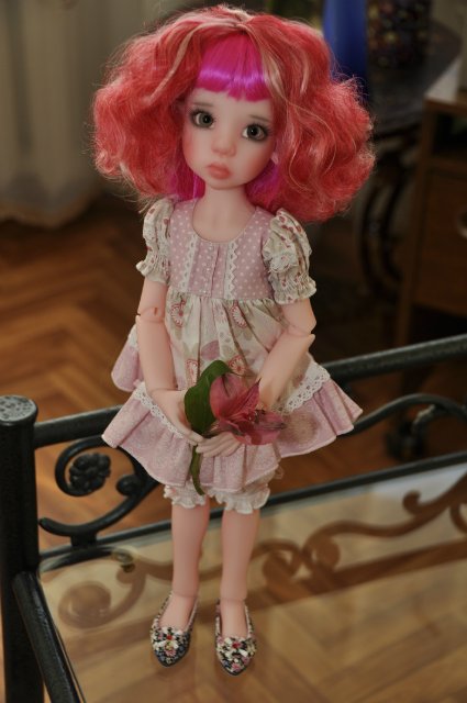 Розовая Лариса от Кайе Виггз - нежный бутончик