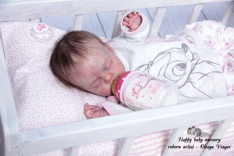 Моя принцесса Крошечка-Кокошечка. Кукла реборн Олеси Венгер