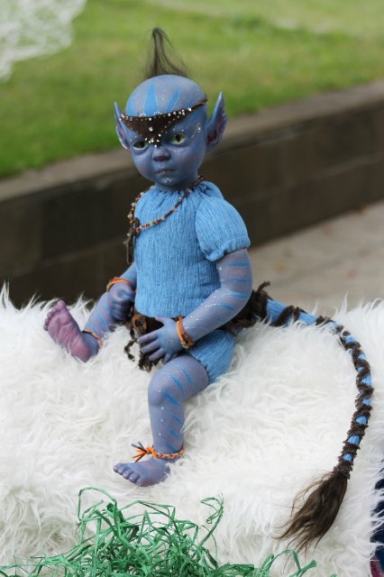 Аватарёнок Вишно (защитник) - кукла от Элины Кудрявцевой