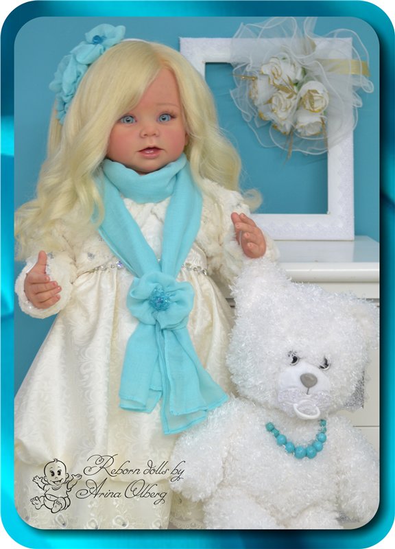 Моя бирюзовая ВАСИЛИСкА (молд Bonnie by Linda Murray)