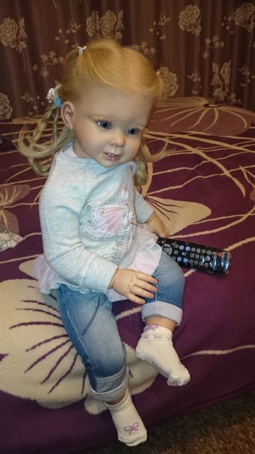 Мое солнышко - малышка Джастина из молда Бонни by Linda Murray