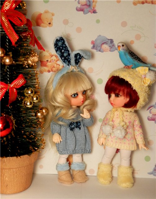 С рождеством! Лира, Мира, Винн и Акари (фото 3)