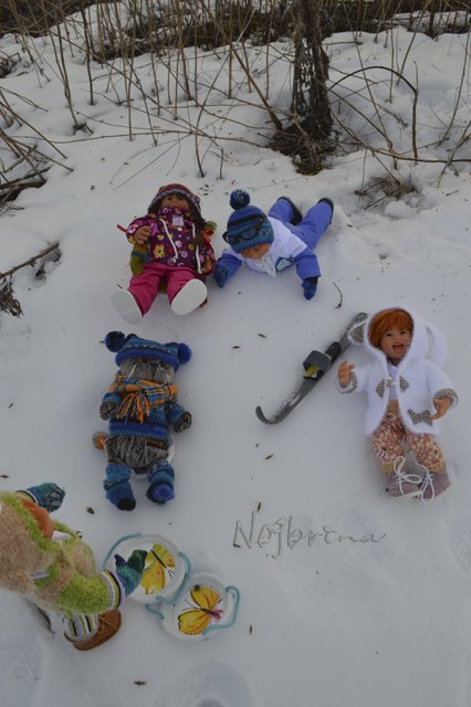 Двое в санках, не считая кота...Вихтели Rosemarie Anna Muller