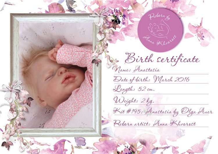 Малышка реборн Anastasia — Куклы Реборн (Reborn): работы мастеров