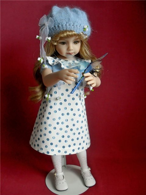"Кто может быть тебя прелестней?!" Джейми и платье "Голубка". Куклы Maru & friends (фото 3)