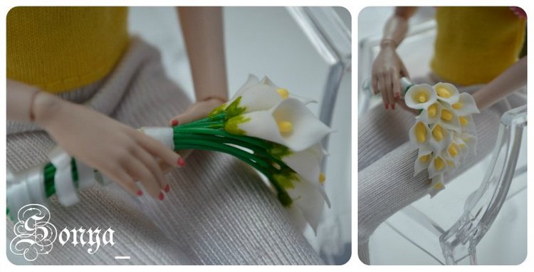 Кукольные мелочи. Часть 2. "Цветочки" (фото 2)