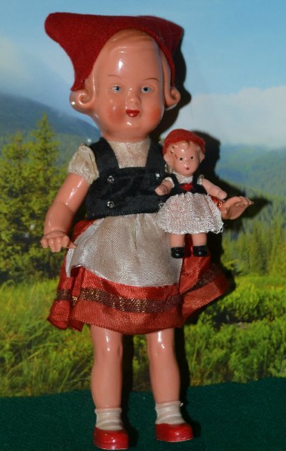 Сказка о Красной Шапочке — Винтажные куклы ГДР (Немки): Бигги (фото 5)