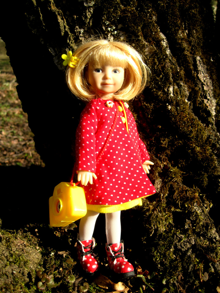 Прогулка в парке. Галочка - коллекционная куколка Дианы Эффнер