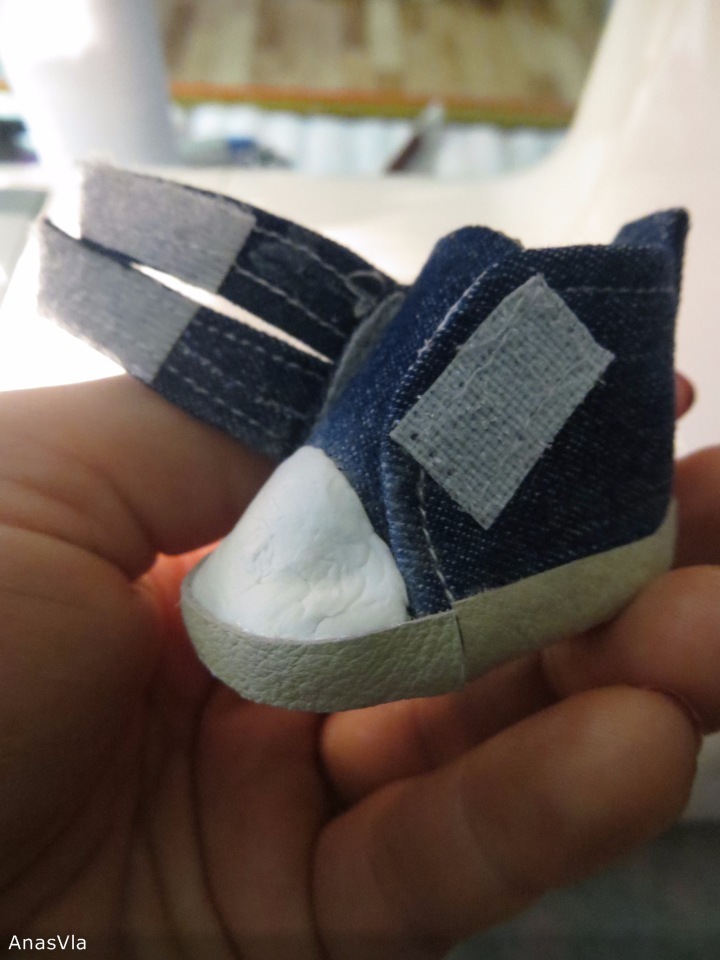 Кеды для Мари Мастер класс по кукольной обуви