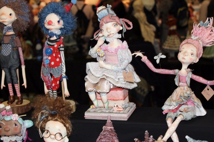 Выставка мишек, кукол и кукольной миниатюры в Голландии 2017 - часть первая