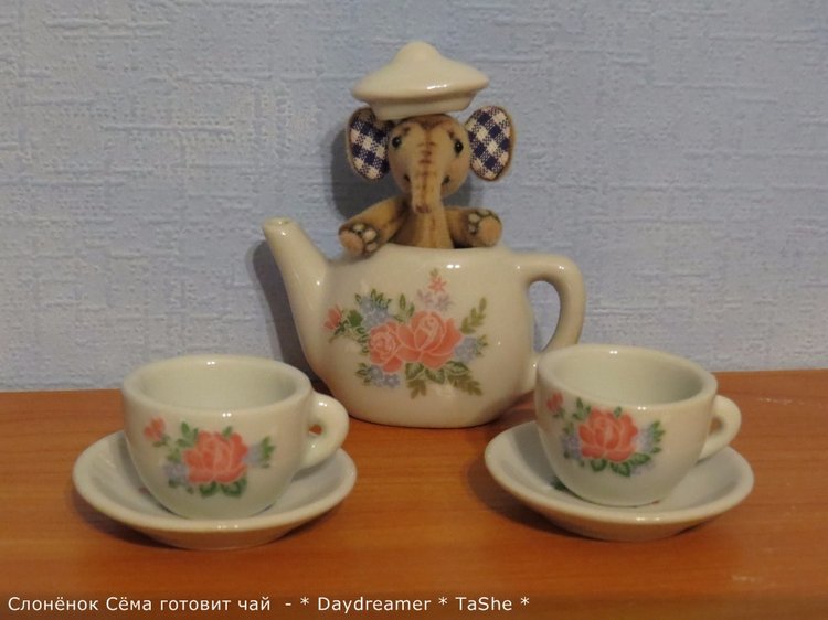 Третий слон... слоненок — Авторские мишки Тедди и друзья: фото (фото 9)