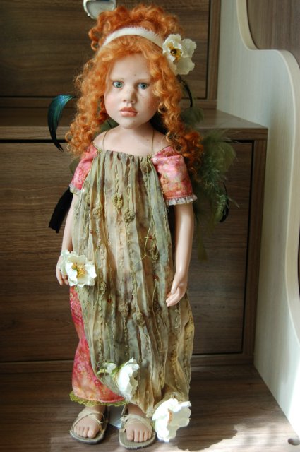 Коллекционная кукла Rosa Canina - эльф, что живёт в моём доме