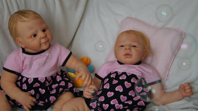 Вот и в моей детской появились двойняшки. Куклы Реборн Венгер Олеси (фото 2)