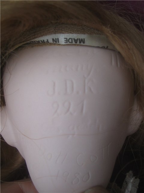 Шарнирная девочка от JDK. Реплика старинной куклы (фото 6)