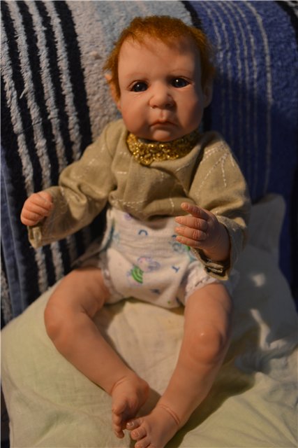 Ну очень серьезный Эльфик ООАК (фото 6)