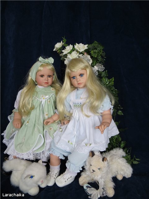 Красоты много не бывает. Редкие коллекционные куклы Cheri McAfooes for Lloyd Middleton. "..беленькие кисоньки..."