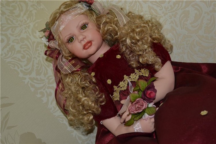 Мои первые куклы от Файзах Спанос - Молитва, Ангел и Чайная Роза (фото 7)