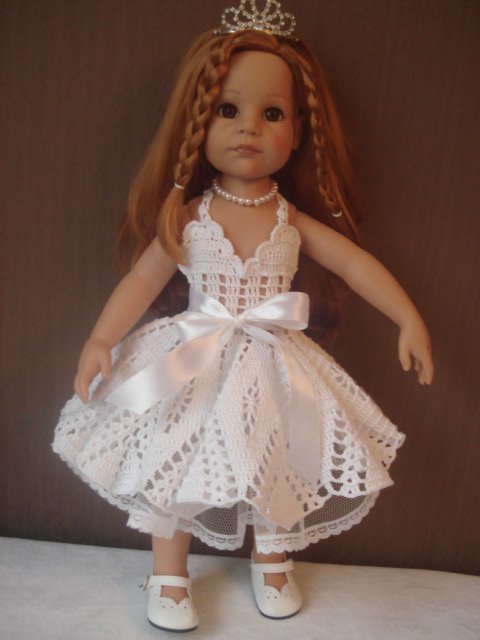 Белое кружево. Вязание для кукол Готц | Бэйбики Белое кружево. Вязание для кукол Готц (фото 3)