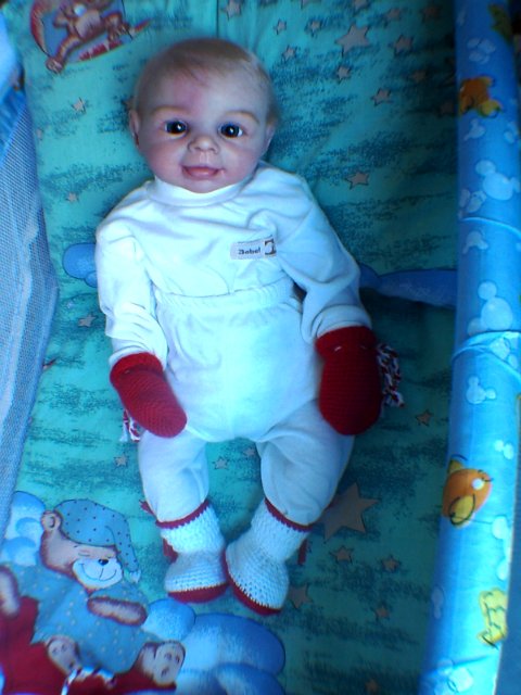 Снегурочка реборн Лола и веселый снеговик Ларс (фото 2)