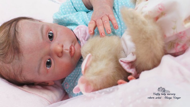 Моя любопытная кроха Лив. Кукла реборн Олеси Венгер (фото 10)