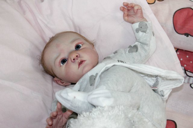 Мои маленький большеглазик, кукла реборн Беспаловои Жанны