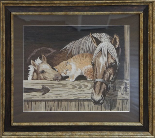 Выставка вышитых картин — Другие хобби и увлечения: сад