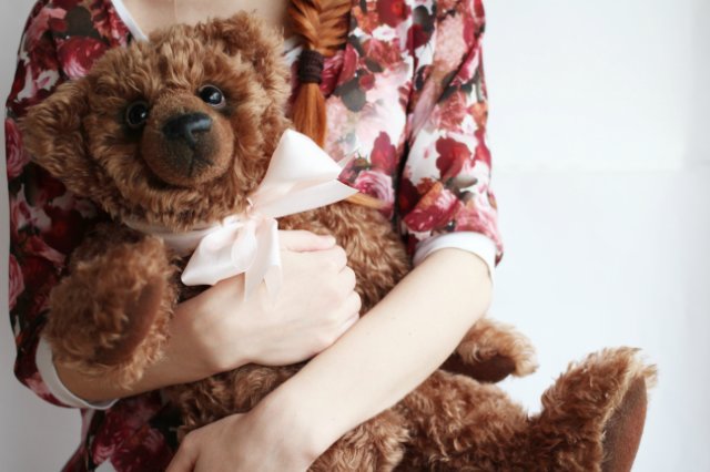 Большой медведь Шелдон, авторская игрушка (фото 7)