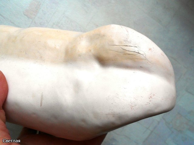 Как я чищу антикварных кукол. Следы времени или грязь? + БОНУС, находим руку мастера (фото 10)