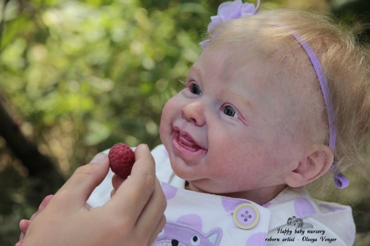 Мой солнечный лучик, моя радуга, мое счастье, моя Милена, Миленочка, Милеша. Кукла реборн Олеси Венгер