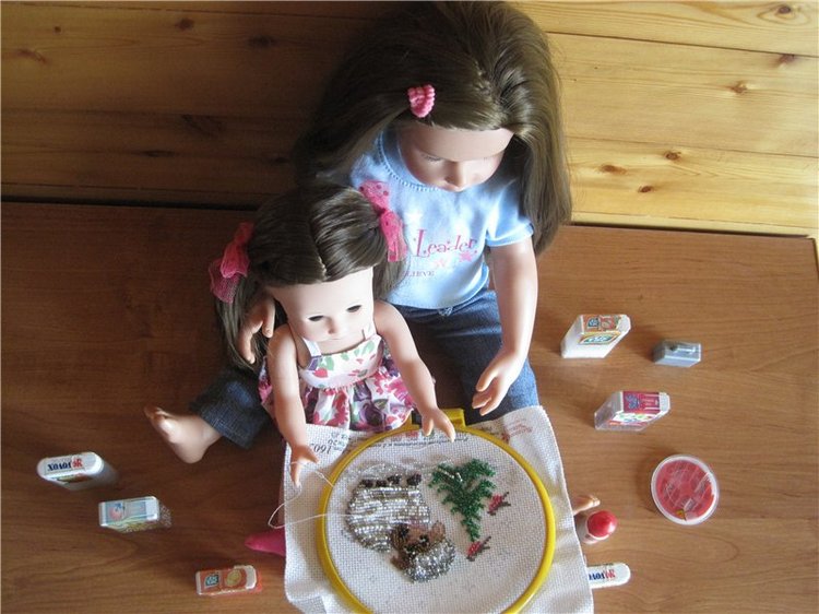 Сестрёнки. Куклы Готц Алиса и Оленька