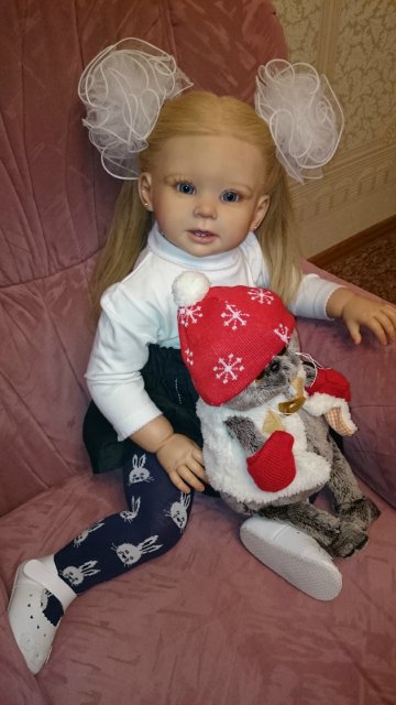 Мое солнышко - малышка Джастина из молда Бонни by Linda Murray