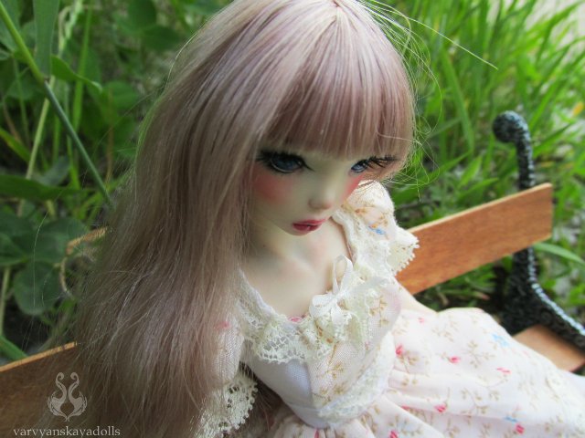 Шарнирная кукла Акина - Весенний цветок