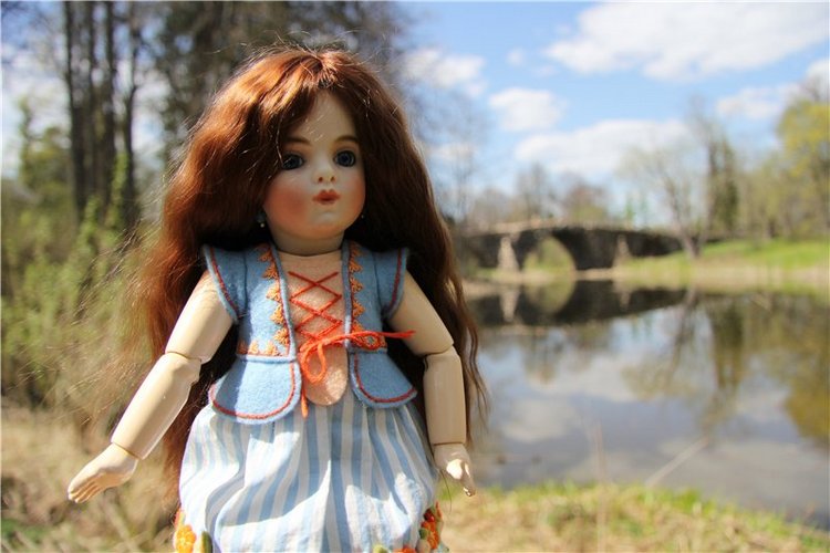 Сказочное Василёво. Реплика антикварной куклы Bébé BRU JNE от автора Branka Schärli