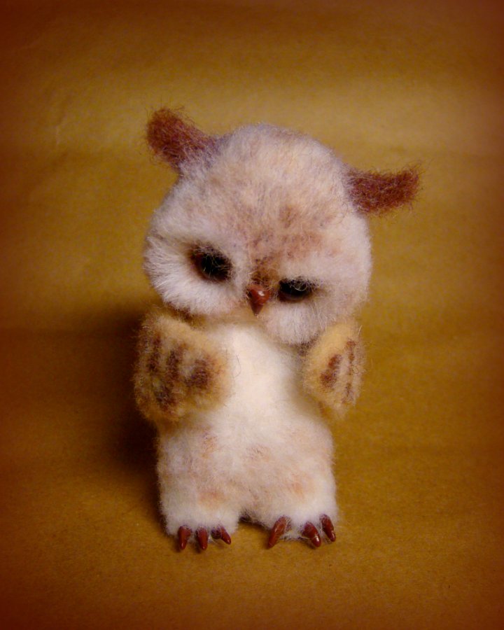 Совушка. Авторская игрушка Ольги Чернухо