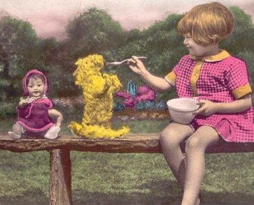 Старый фотоальбом. Девочки и куклы - продолжение