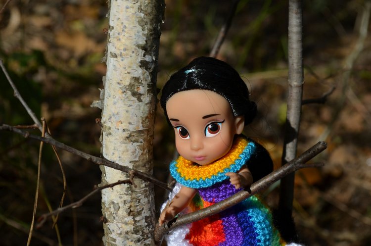 Мини дисней аниматорс Жасмин - осенняя прогулка или лесная принцесса, много фото (фото 3)