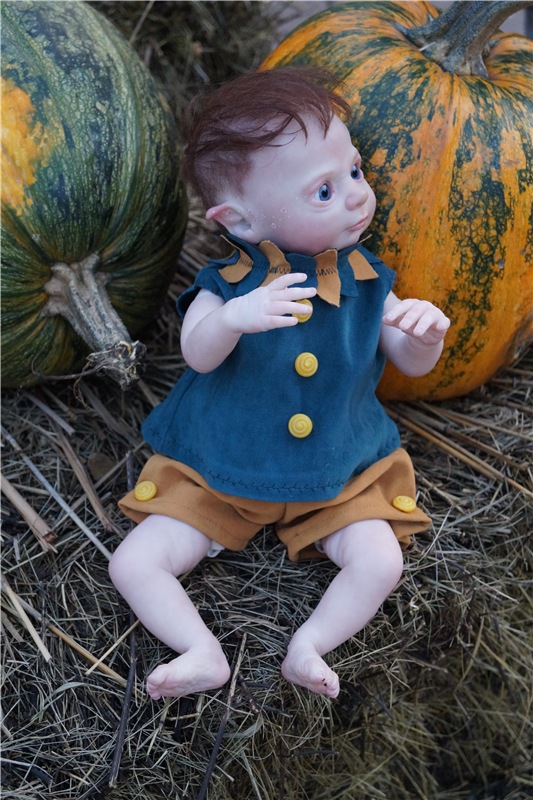 Осенний эльфик Ждан-кукла реборн Рязановой Елены (фото 3)