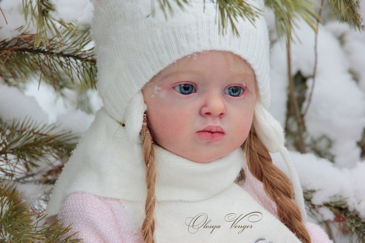 Любите ли вы Зиму так, как люблю ее я? Нэлли, кукла реборн Олеси Венгер