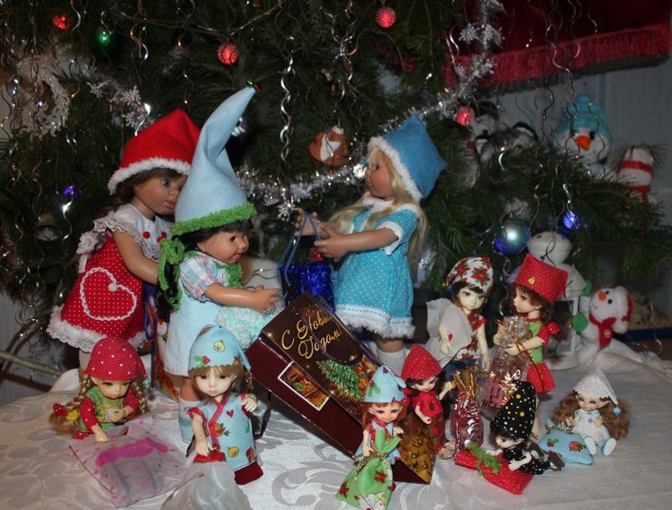 Новый год по-домашнему — Домашние коллекции кукол: фото собраний